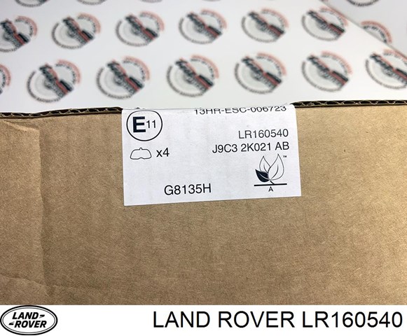 Klocki hamulcowe przednie tarczowe Land Rover LR160540 cena, od 57,41 USD