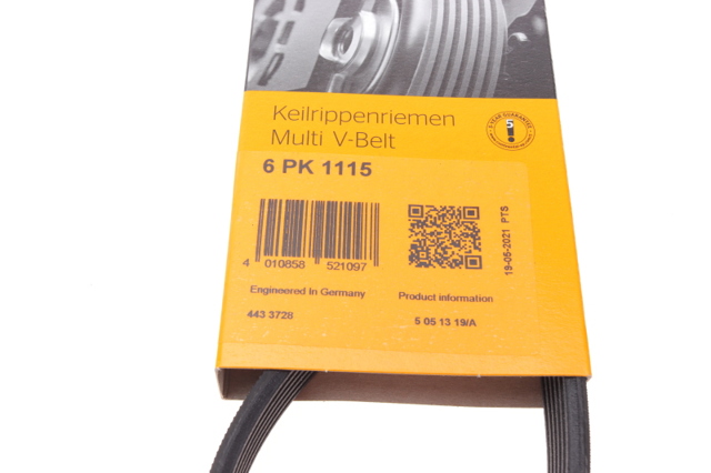 Pas napędowy mechanizmów Continental/Siemens 6PK1115 cena, od 13,25 USD
