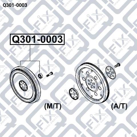 Koło zamachowe silnika Q-fix Q3010003 cena, od 314,14 USD