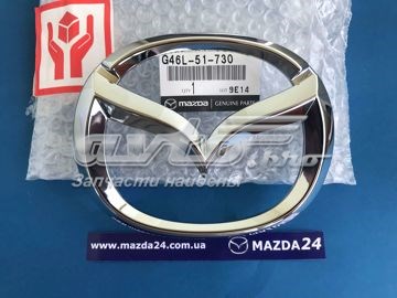 G46L51730 Mazda emblemat na atrapę chłodnicy