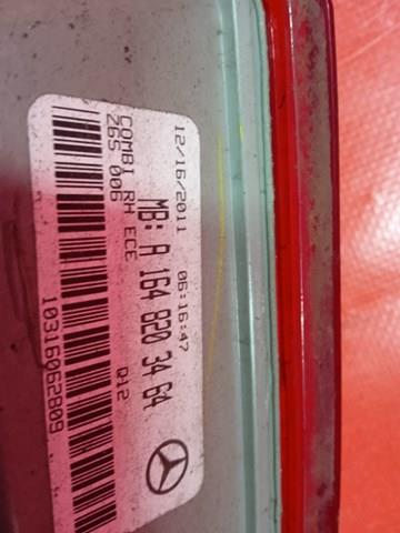 Do koszyka Lampa zespolona tylna prawa Mercedes GL  X164