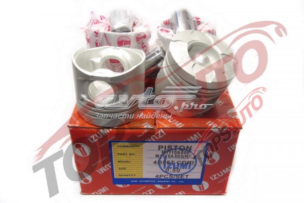 Tłok, komplet do jednego cylindru, STD do Mitsubishi L 200 II K4T