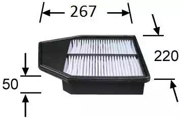 Do koszyka A8512 JS Asakashi Filtr powietrza