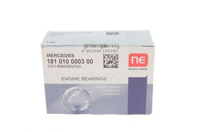 Panewki korbowodowe wału korbowego, zestaw, standardowe (STD) 181010000300 NE/NPR