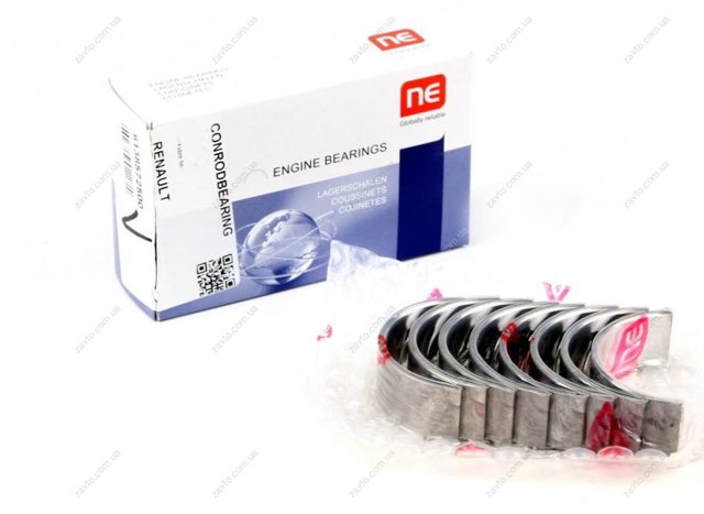 Panewki korbowodowe wału korbowego, zestaw, 1. naprawa (+0,25) 181038000815 NE/NPR