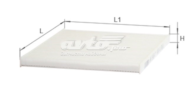 Filtr kabiny Alpha Filter AF5064 cena, od 6,84 USD