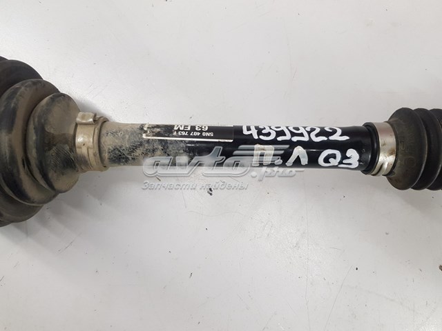 Półoś napędowa przednia lewa 5N0407763F VAG