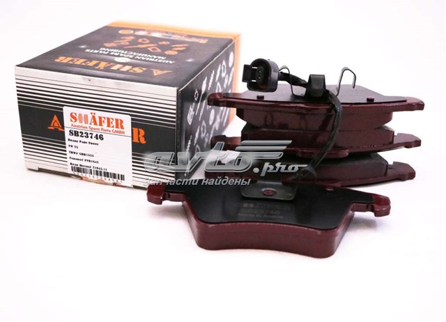 Do koszyka SB23746 Shafer Klocki hamulcowe przednie tarczowe