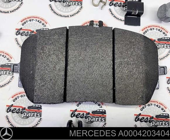 A0004203404 Mercedes Klocki hamulcowe przednie tarczowe