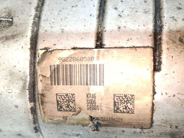 Konwerter-katalizator 9822860580 Peugeot/Citroen