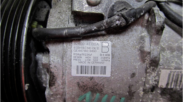 Do koszyka 926004EB0A Renault (RVI) Sprężarka klimatyzacji