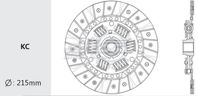 Do koszyka SZ09 VALEO Tarcza sprzęgła