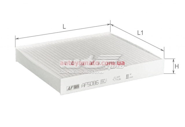 Filtr kabiny Alpha Filter AF5086 cena, od 8,11 USD