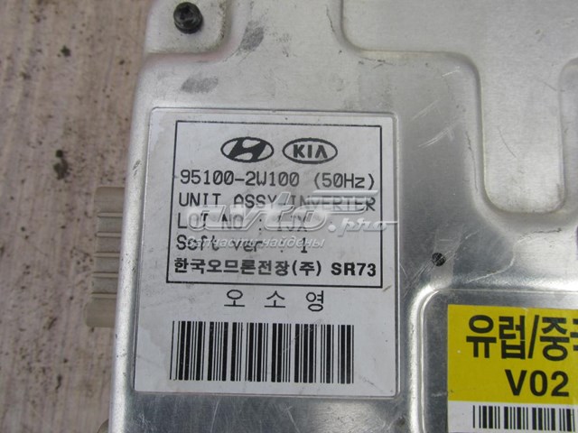  Hyundai/Kia 951002W100 cena, od 55,62 USD