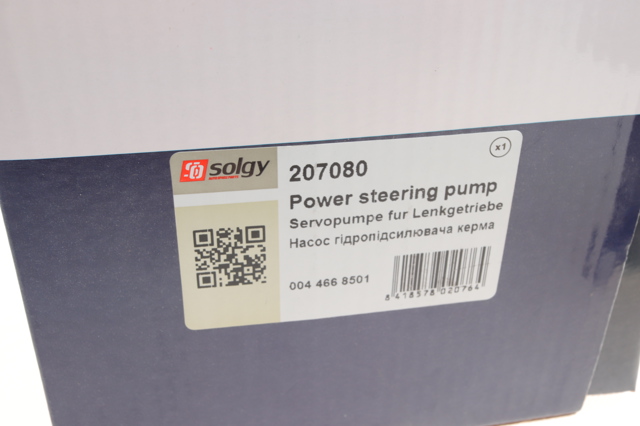 207080 Solgy Pompa wspomagania hydraulicznego kierownicy