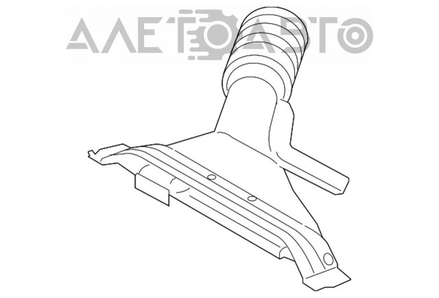 Wlot powietrza do filtra powietrza Lexus RX 300/330/350/400H SUV (U3) (2003 - 2008) cena, od 171,16 USD