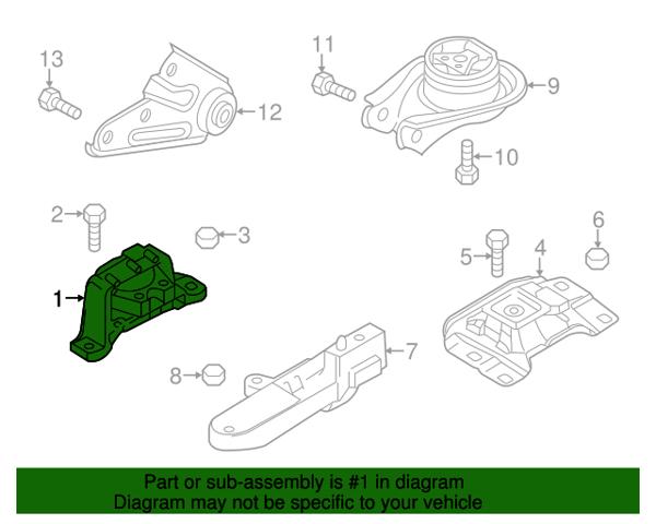 BBN339060B Mazda Poduszka (podpora) silnika prawa