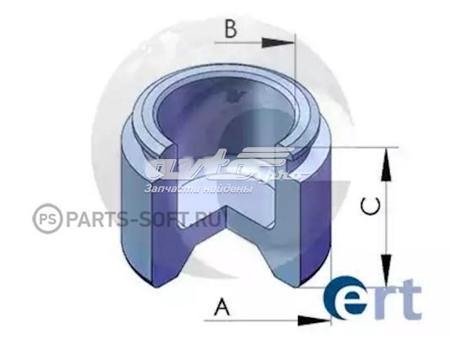 151233-C ERT tłoczek zacisku hamulcowego przedniego