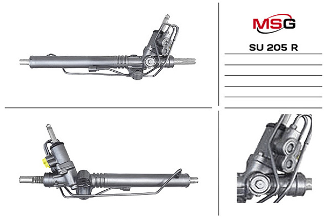 Listwa kierownicza (maglownica) SU205R MSG Rebuilding