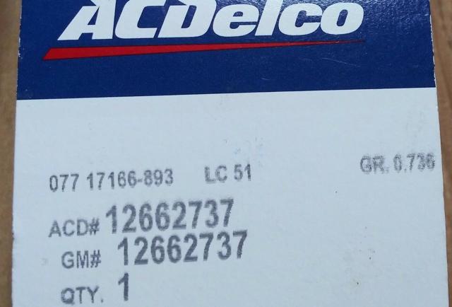 Do koszyka 12655433 General Motors Zawór elektromagnetyczny faz rozrządu
