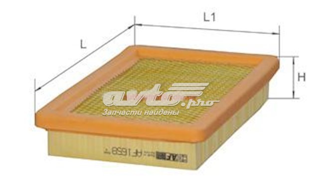 AF1658s Alpha-filter filtr powietrza