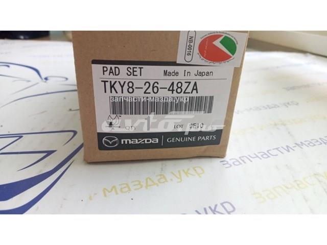 Klocki hamulcowe przednie tarczowe Mazda TKY82648ZB cena, od 118,43 USD