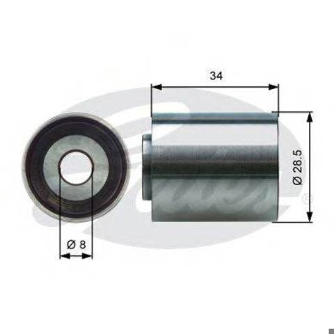 Do koszyka 0K88R12750 Hyundai/Kia Rolka prowadząca kierunkowa paska rozrządu