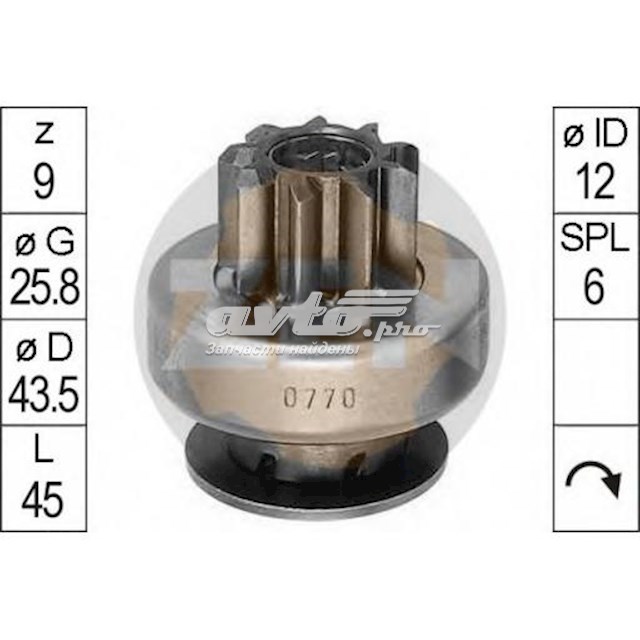 Bendiks rozrusznika ZN0770 ZEN