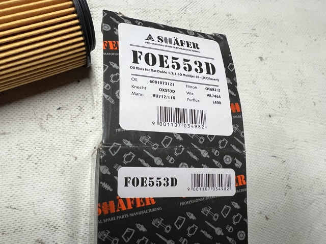 Filtr oleju FOE553D Shafer