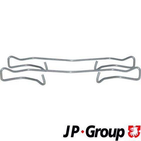 1163651210 JP Group Zestaw sprężynek do mocowania klocków tarczowych przednich