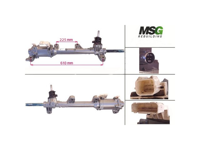 Listwa kierownicza (maglownica) 53601TL3G31 Honda