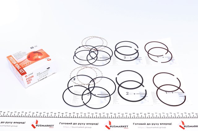 Zestaw pierścieni tłokowych do silnika, STD PRCHE491590000SET AMP/Paradowscy