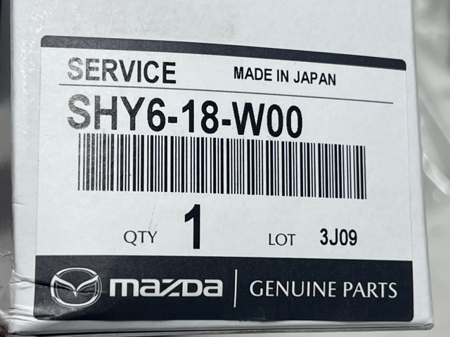 SHY618W00 Mazda Czujnik ciśnienia spalin