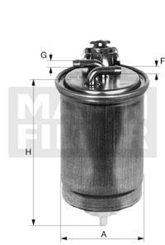 Do koszyka WK85312Z Mann-Filter Filtr paliwa