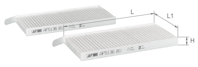 AF5136 Alpha Filter Filtr kabiny