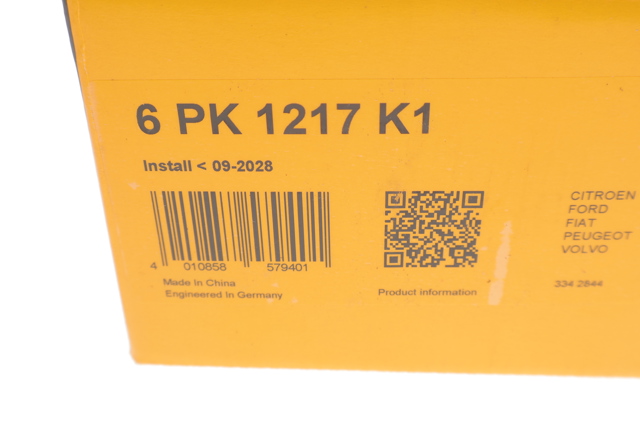 Pasek napędowy mechanizmów, zestaw Continental/Siemens 6PK1217K1 cena, od 76,81 USD