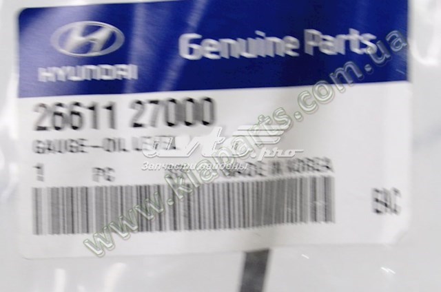  Bagnet poziomu oleju w silniku Hyundai Elantra 6