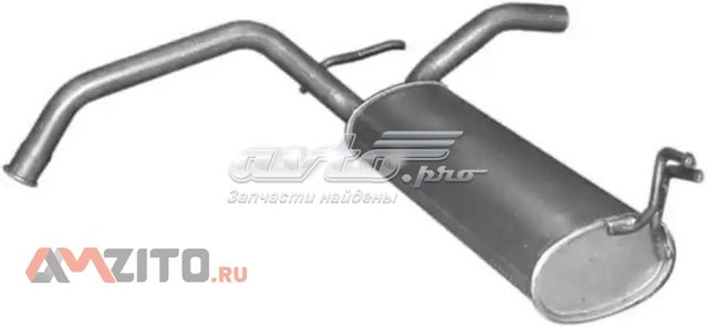 Tłumik, tylna część Polmostrow 04235 cena, od 76,71 USD