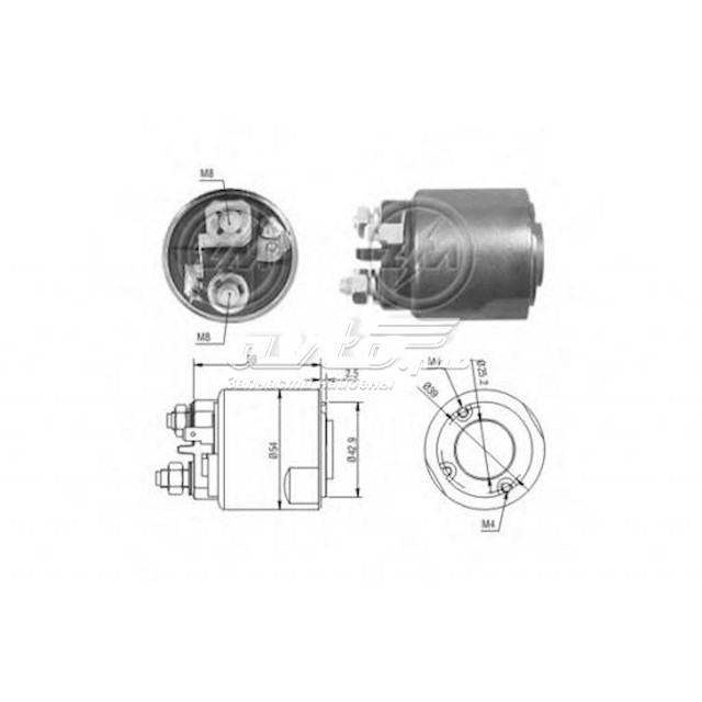 ZM2491 ZM elektromagnes rozrusznika