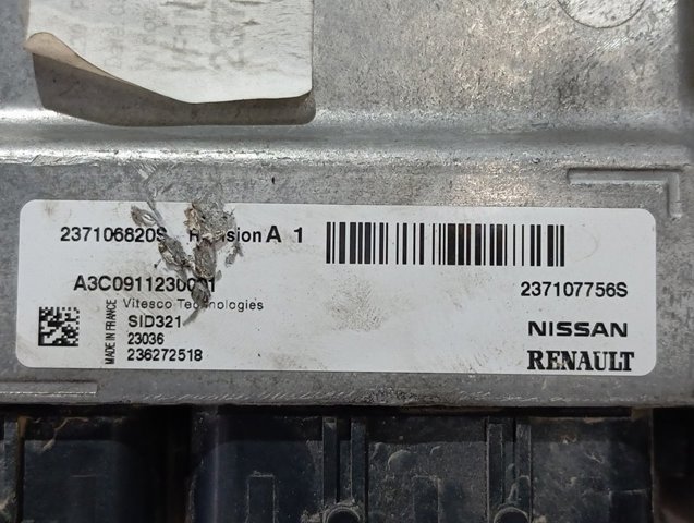 Sterownik silnika 237107756S Renault (RVI)