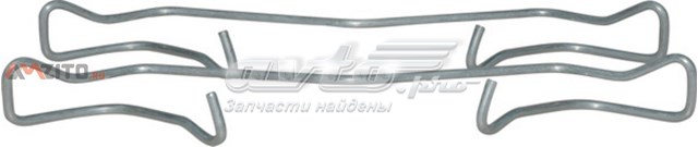 Zestaw sprężynek do mocowania klocków tarczowych przednich JP Group 1163651210
