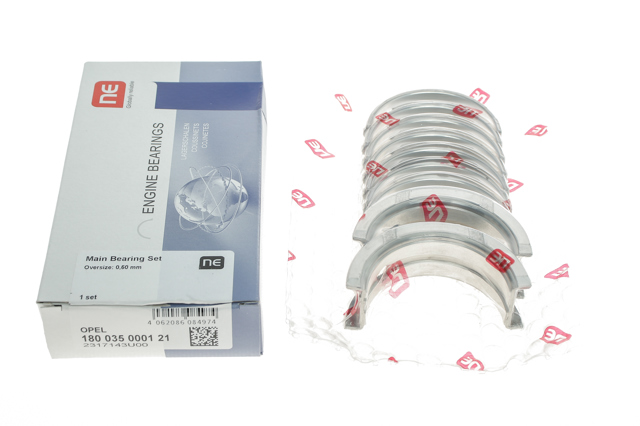 Panewki główne wału korbowego, zestaw, standardowe (STD) NE/NPR 180035000121 cena, od 38,52 USD