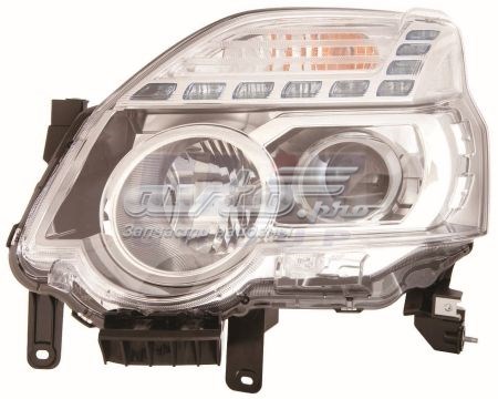 Reflektor lewy 21511F1LLDEM7 Depo/Loro/Abakus