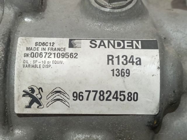 9825868680 Peugeot/Citroen Sprężarka klimatyzacji