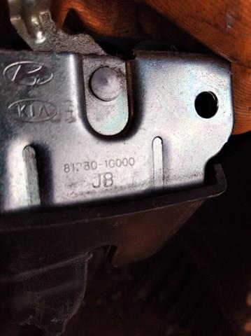  Zamek klapy bagażnika (3/5 drzwi tylnych) KIA Rio 2