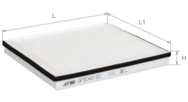 Filtr kabiny Alpha Filter AF5042 cena, od 8,65 USD