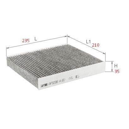 AF5038A Alpha Filter Filtr kabiny