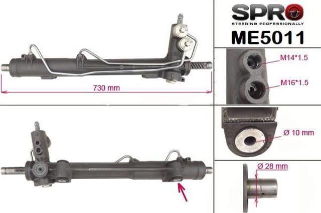 Listwa kierownicza (maglownica) MSG Rebuilding ME211R cena, od 404,80 USD