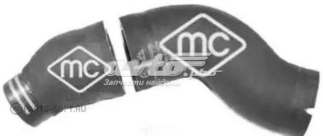 09199 Metalcaucho Króciec powietrza, wlot do turbiny (doładowanie)