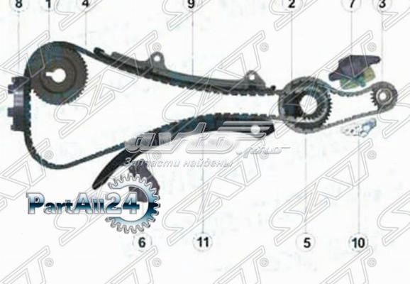 TKNS212G SAT Łańcuch rozrządu